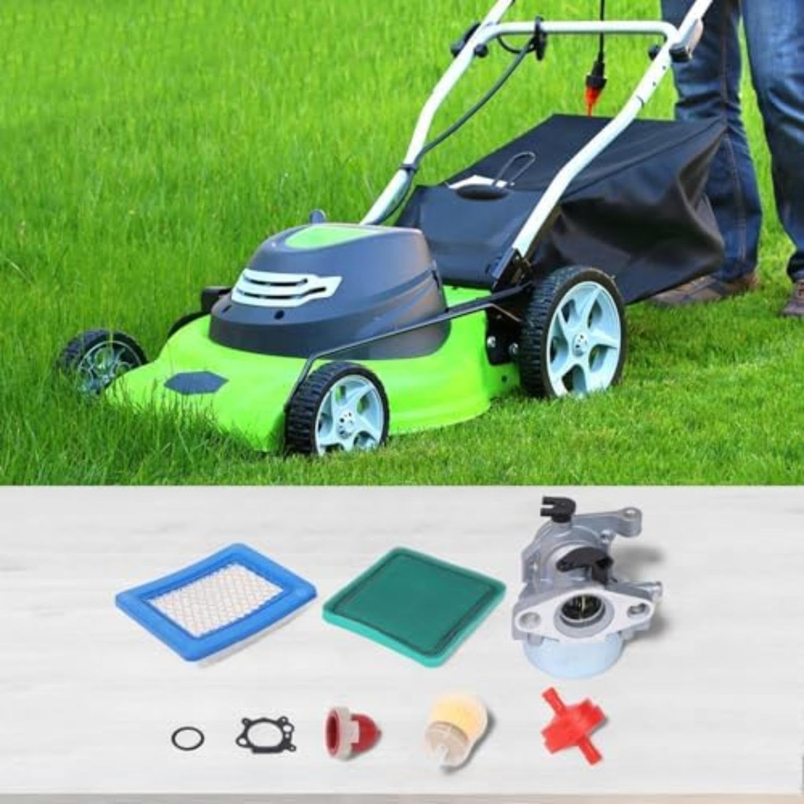Kit carburatore con struttura in alluminio ad aria