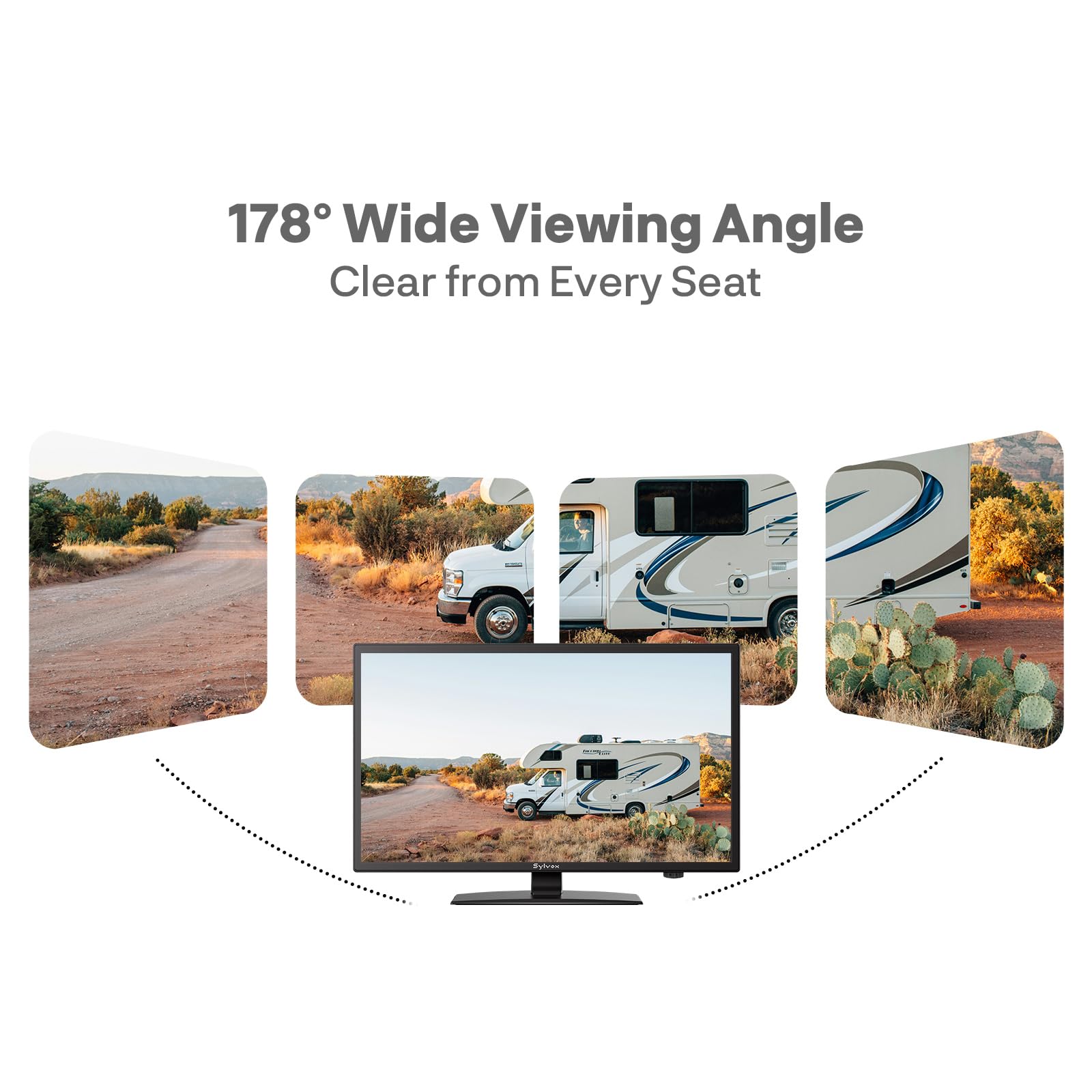 Amazon.com: SYLVOX 19-Inch RV TV, 12 Volt Smart TV with Google OS