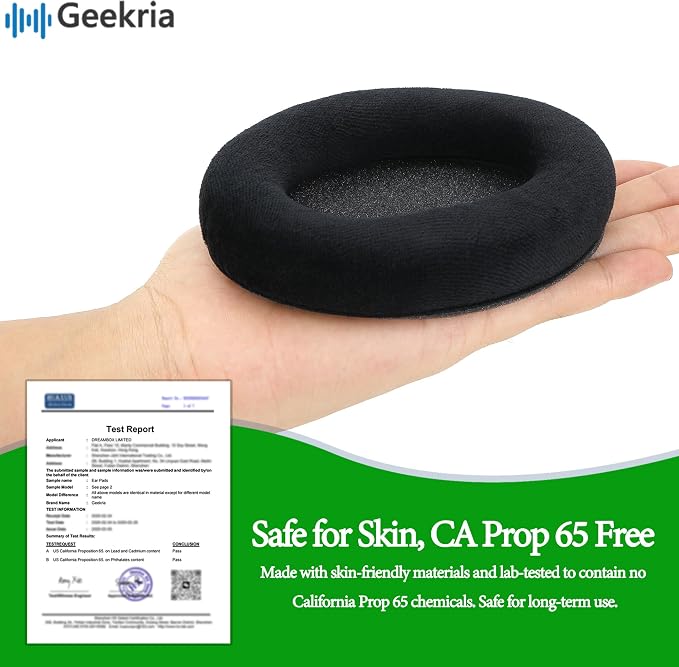 Almohadillas de repuesto Geekria Comfort Velour para Sennheiser miniatura 2
