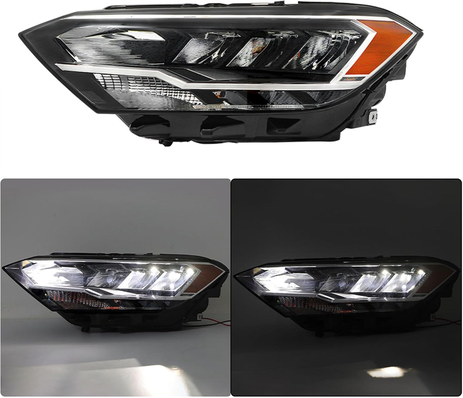 Replacement for Jetta 2019-2023 Headlight Assembly Non-Projector w/DRL Left Side LH