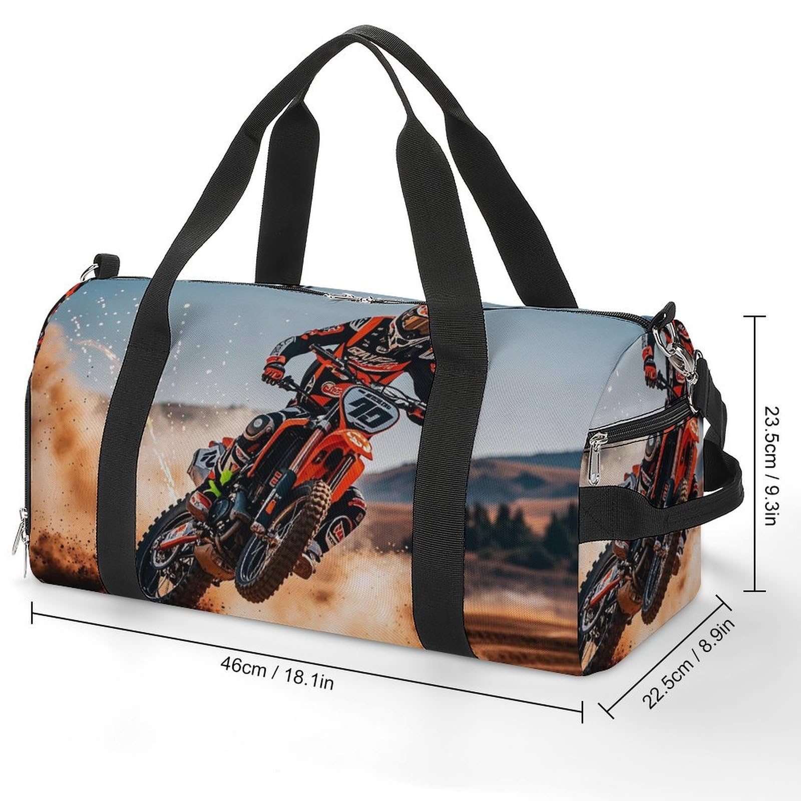 Borsa sportiva da palestra per moto da uomo e donna, impermeabile, grande borsa da viaggio per allenamento