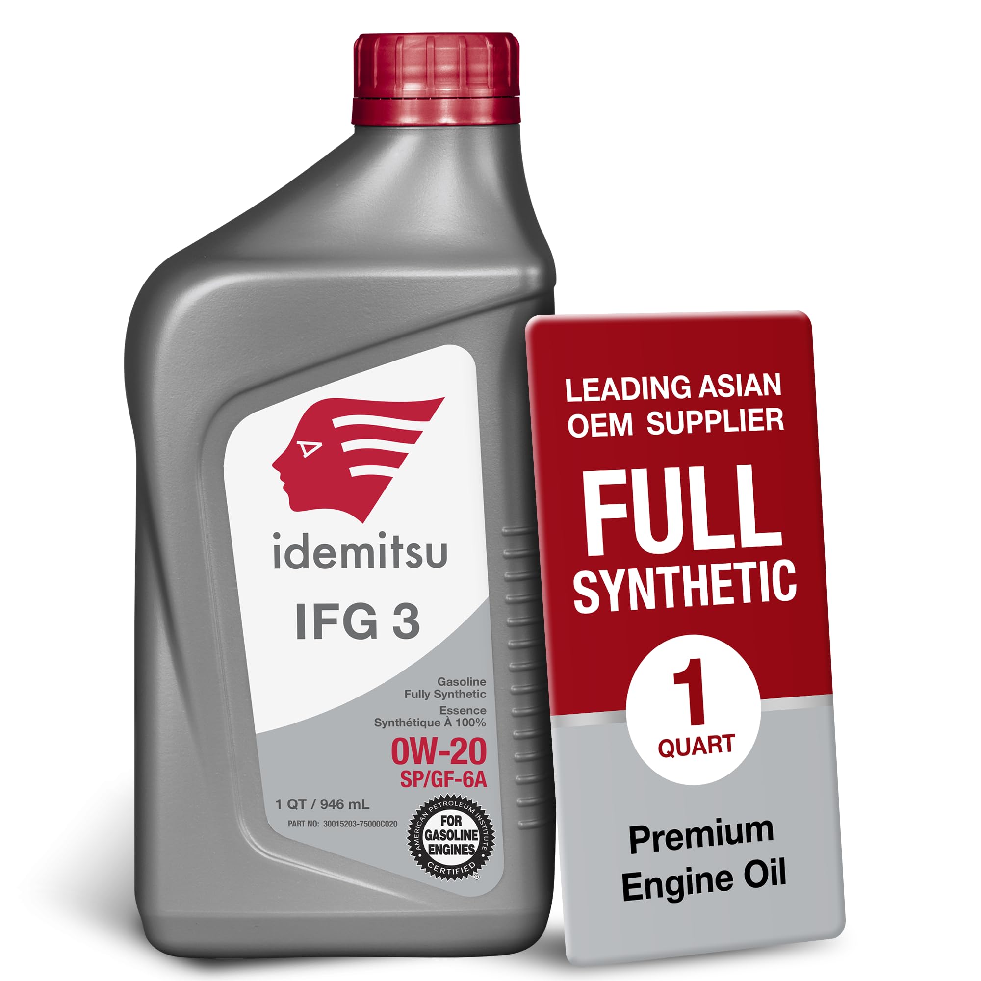 IFG3 0W-20 SP/GF-6A Full Synthetic Motor Oil – 1 Quart | Engineered for Maximum Fuel Efficiency and Engine Protection