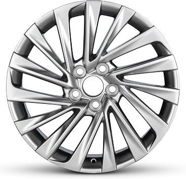 For 2019-2024 Lexus ES350 18 Inch Hyper Silver Alloy Rim - OE Direct Replacement - Road Ready Car Wheel