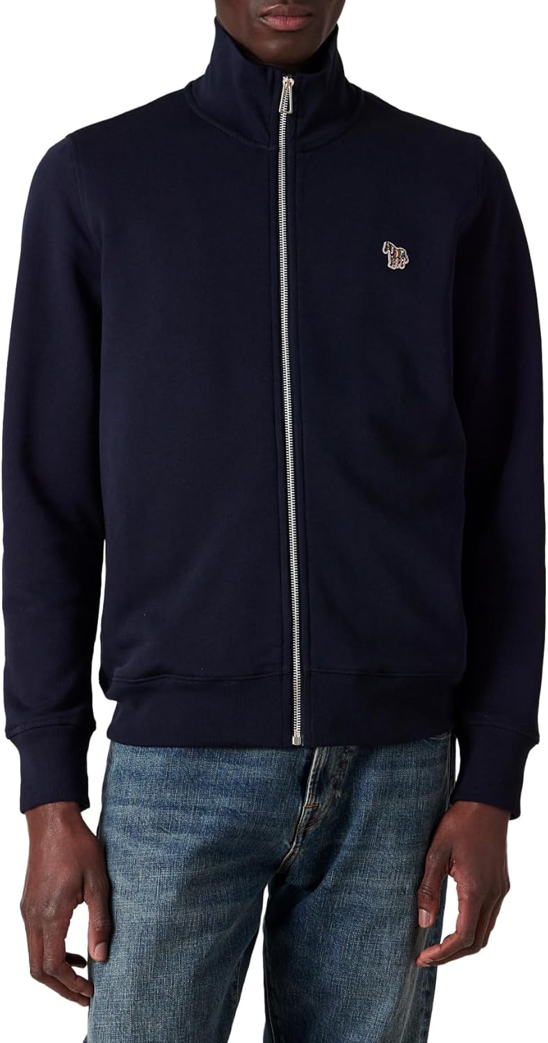 Paul Smith Men's Mens Reg Fit Zip Top Zebra