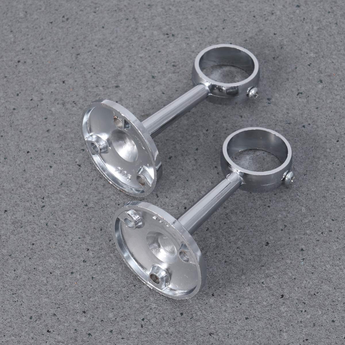 TOPBATHY 6pezzi Supporto Per Bastoni Appendere Supporto Per Asta Armadio Resistente Per Tende e Abbigliamento Installazione Facile Bagno Camera e Cucina