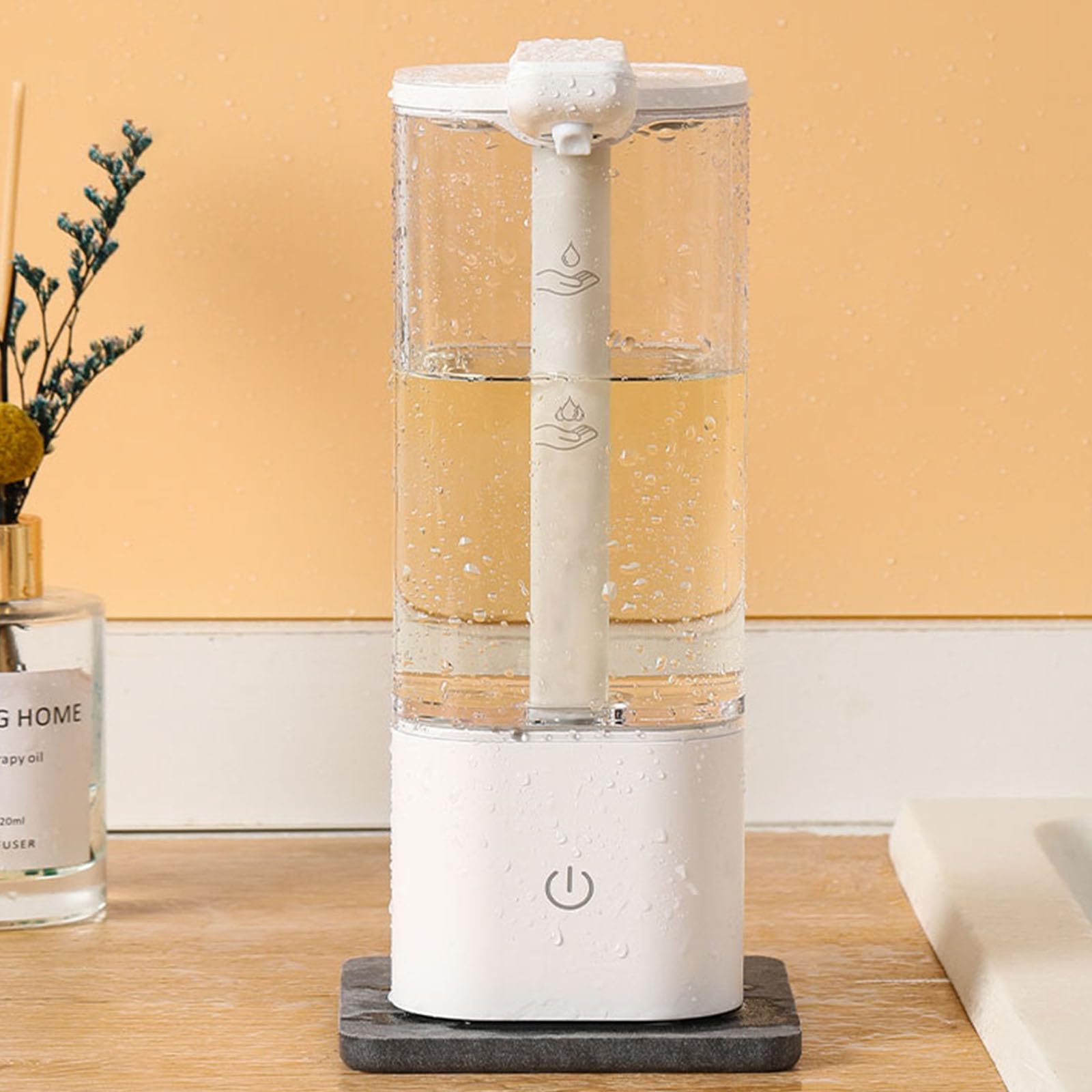 Dispenser di liquidi automatico ricaricabile con sensori a infrarossi Accessorio portatile per forniture per la casa e l'ufficio Utilizzare Dispenser di sapone montato a parete