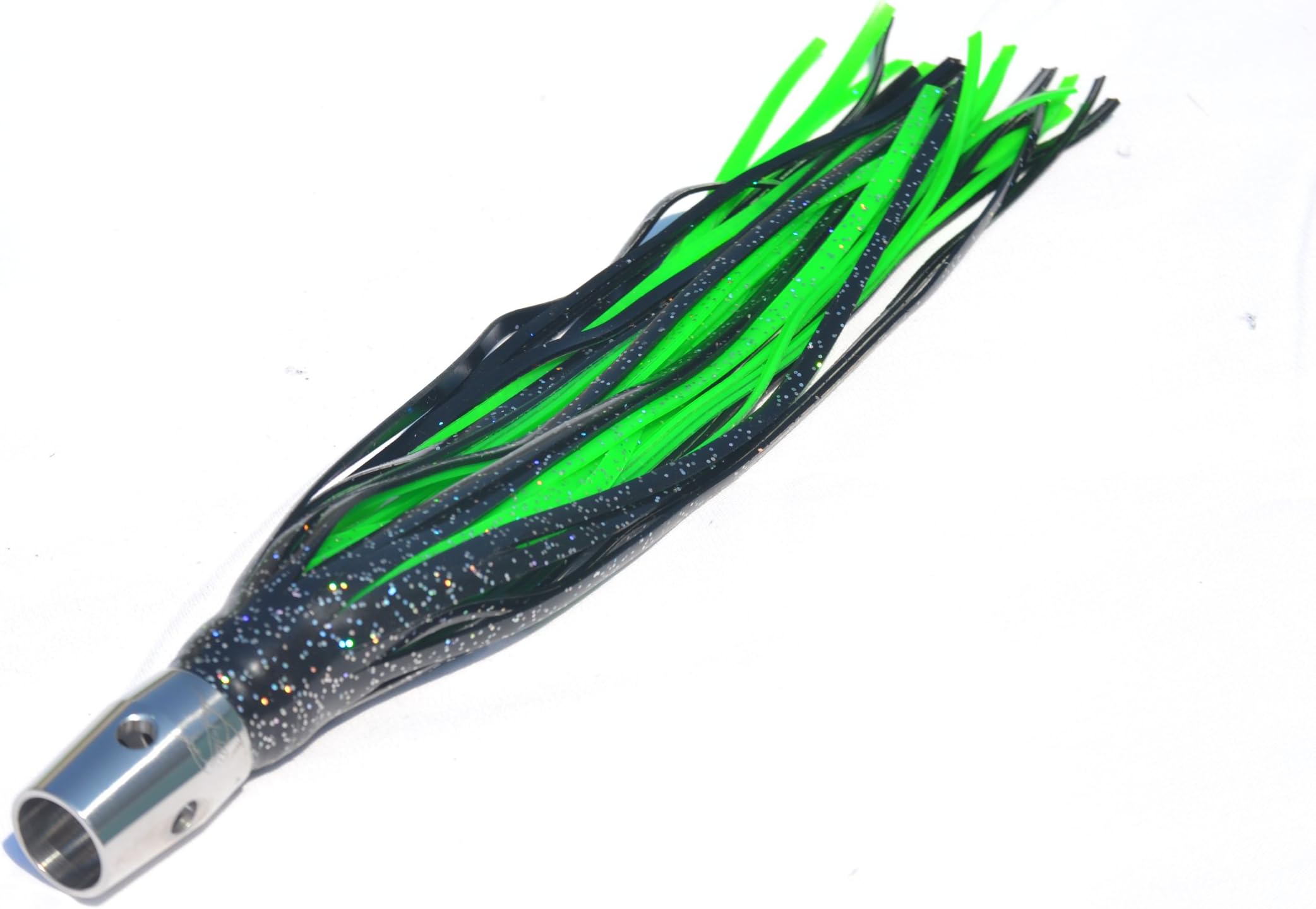 FloMax-Pro 316SS Jet Head Lure Black Top Shot & Green USA made