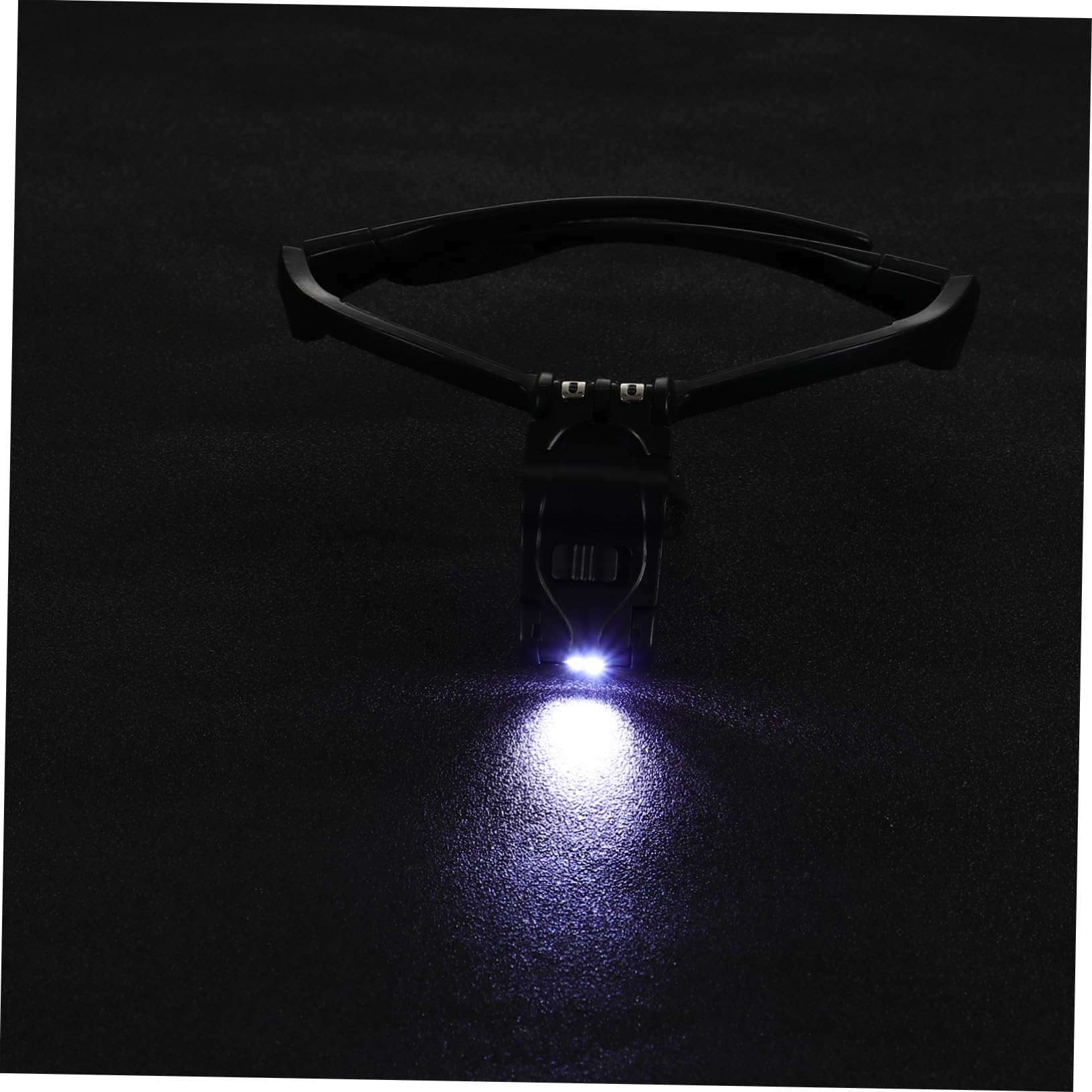 Monture de lentille en acrylique noire pour loupe FOMIYES