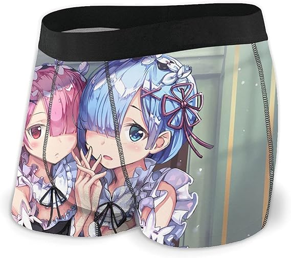 Amazon ゼロから始める異世界生活 レム ラム パンツ アニメ 男性平角パンツ 四角いズボン かわい 透気 抗菌 下着 レギュラーショーツ 吸汗速乾若 ボクサーパン 下着 枚セッセクシー 快適 メンズ アニメ パンツ ボクサー 通販