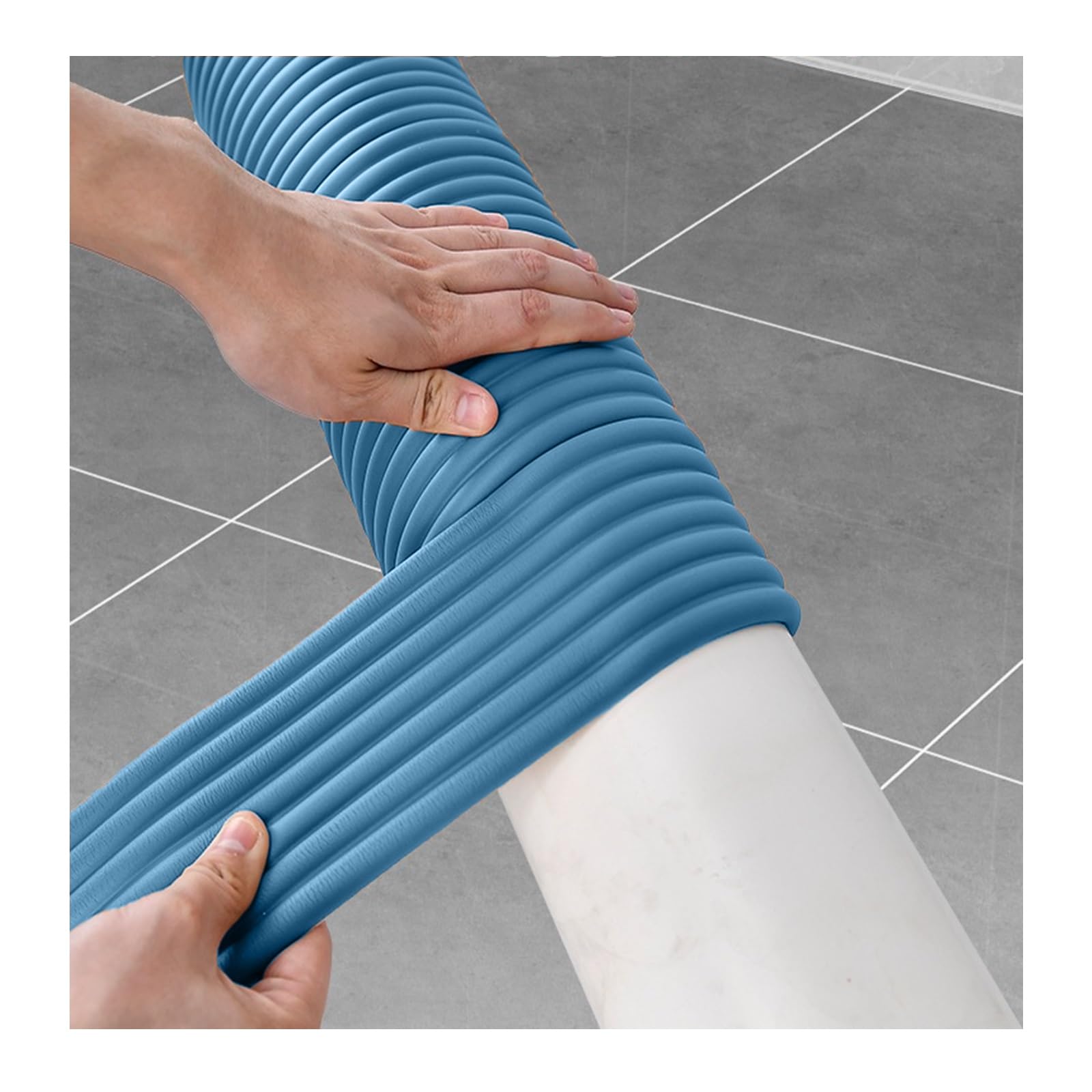 Samoprzylepna poduszka na kolumnę z owiniętą dookoła wyściółką(Blue,8pcs)