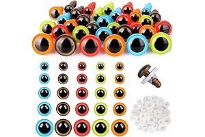 Nelytiya 8mm Safety Eyes for Amigurumi Crafts