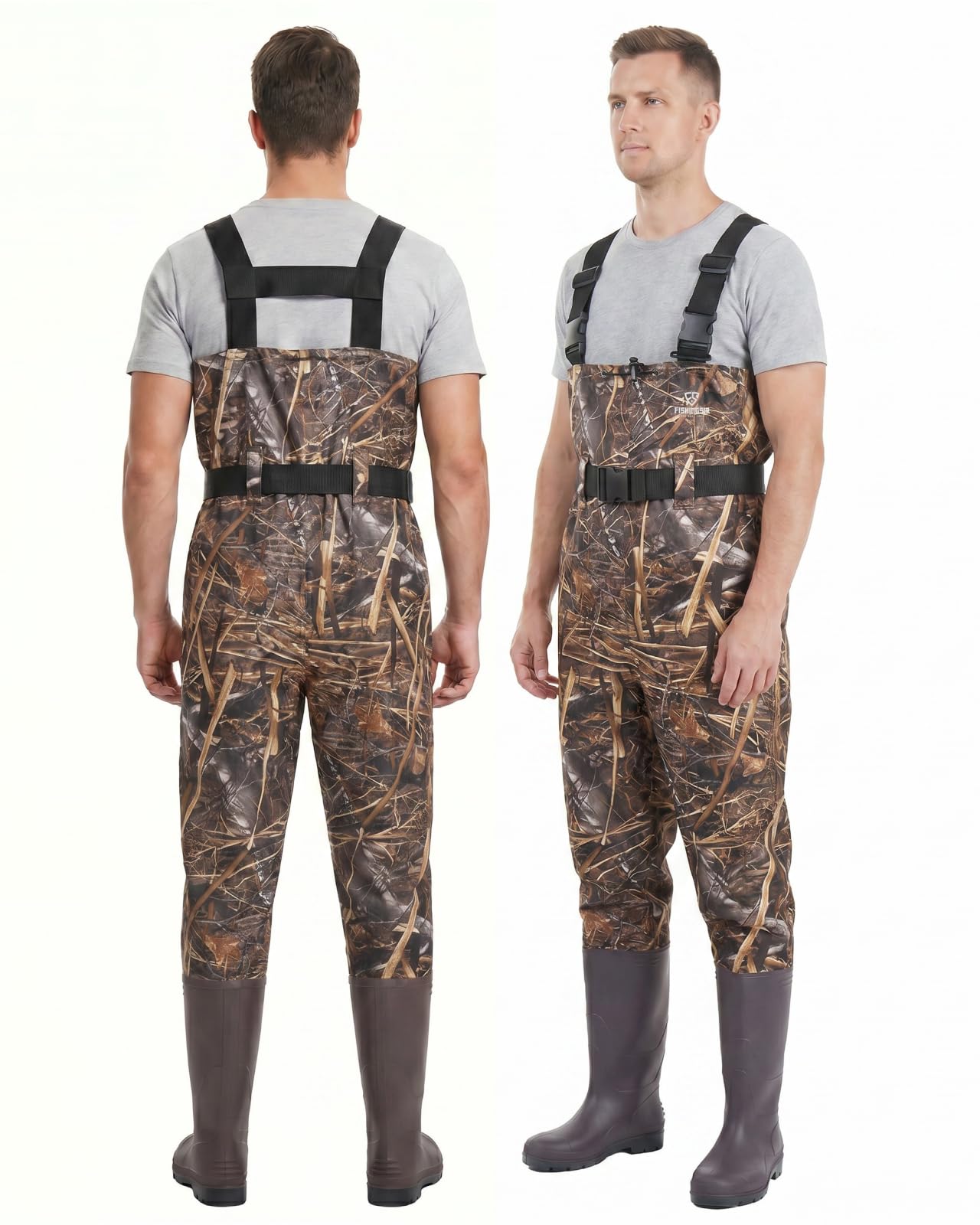 FISHINGSIR Wodery na klatkę piersiową Mężczyźni ‎fishing Waders