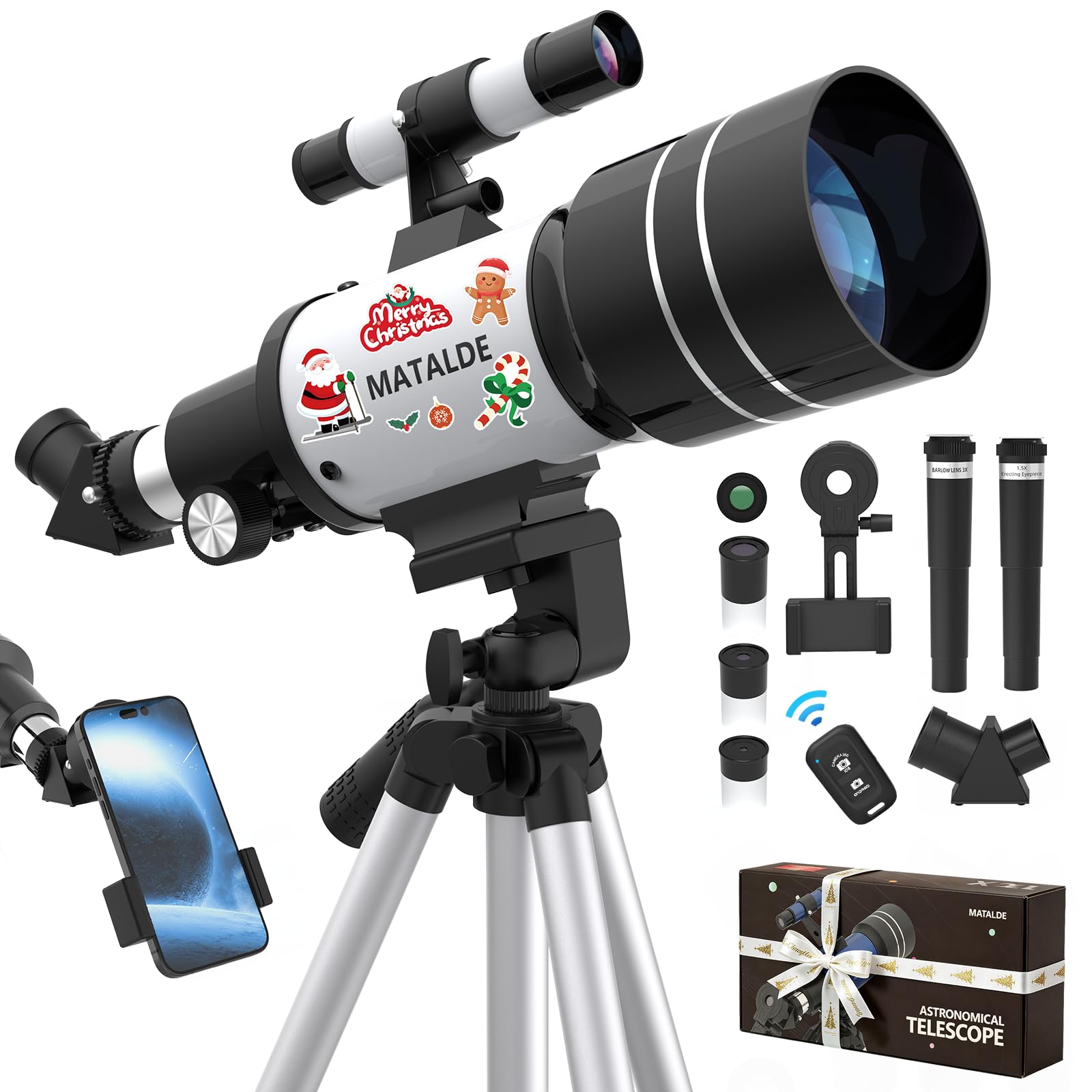 Amazon.com : Telescope for Beginners, 70mm Aperture Refractor