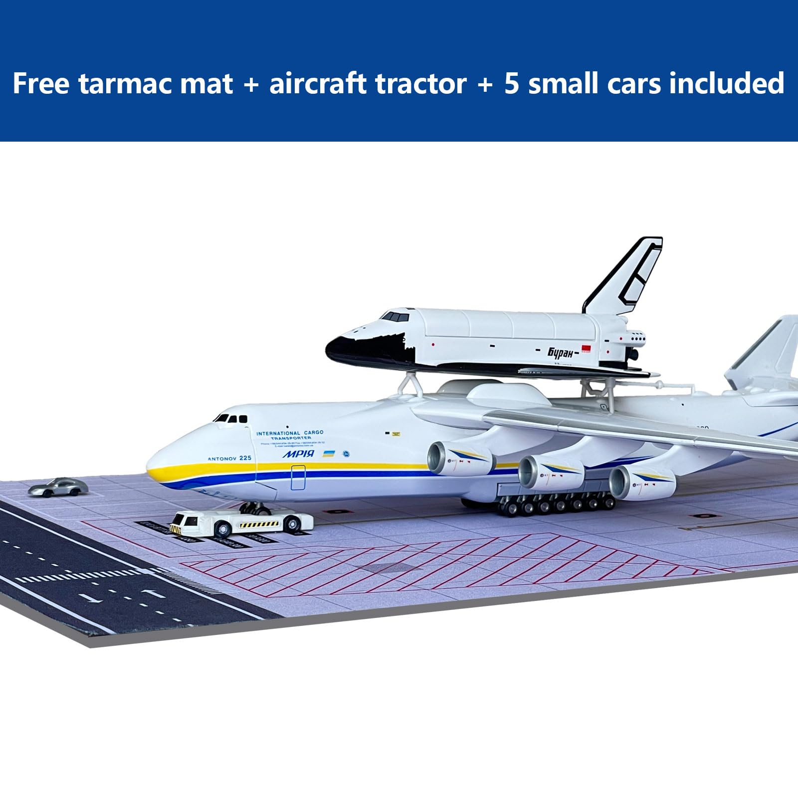 Amazon | Mahfisj 1:200スケール AN225 模型飛行機、開閉可能な