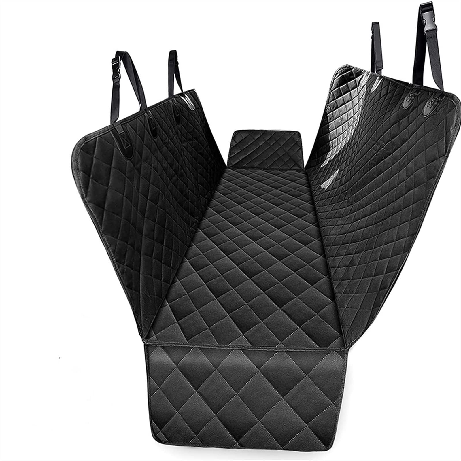 Funda Perros Coche Manta de Coche para Perro, Funda Protectora para Asiento de Coche, Almohadilla para Perro, arnés de Seguridad de Viaje Protector Coche Perros