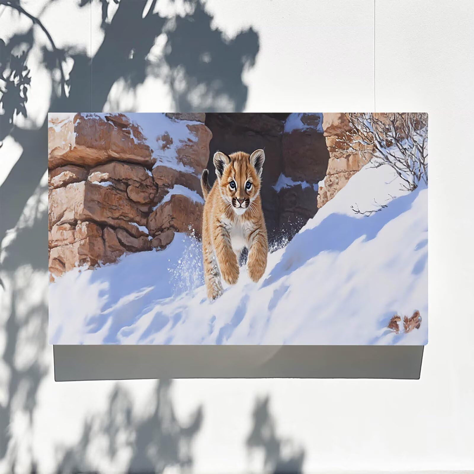 Pintar por Numeros Adultos Animal, Pintar por Numeros Niños Kit Manualidades Adultos Nieve Cuadros para Pintar por Numeros Pintura Acrílico, Cuadros Decorativos Regalos Para Mujer 80X160cm 7w-0-1