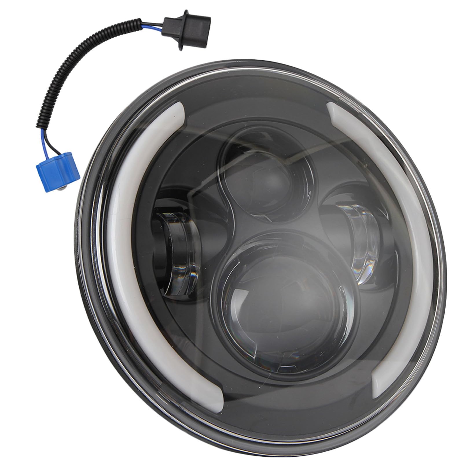 Faro LED Redondo de 7 Pulgadas, 200 W, para Moto y Todoterreno