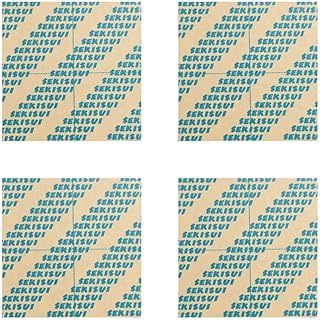 Kagamidotto Nett #2310 Sekisui Double Sided Mirror Mat, Double Sided Tape, 3 mm Thick, 3.5 x 3.5 inches 90 x 90 mm, 4 Pieces Included, Double Sided Tape for Mirrors, Made in Japan