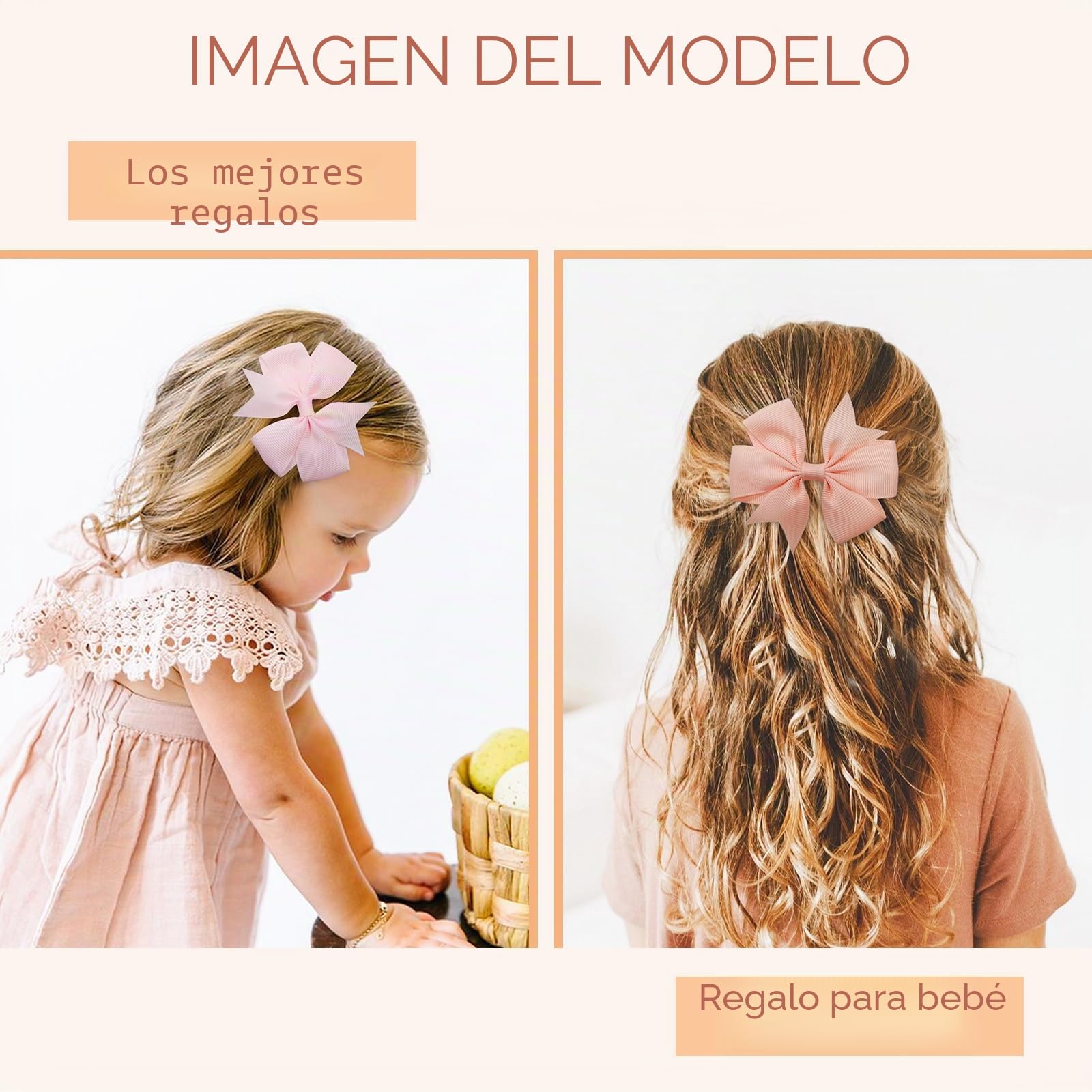 40 piezas niñas niños cinta horquilla