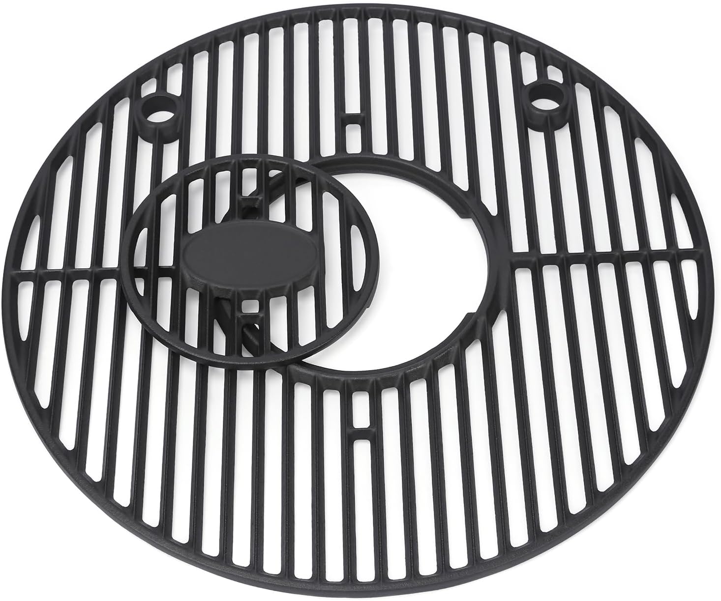 19.5" Cast Iron Grill Grate Round for Akorn Kamado, Pit Boss K24, Louisiana Grills K24, Char-Griller 16620