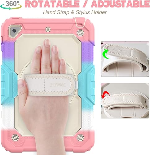 Miniatura 24 de SEYMAC stock Funda para iPad (A16) de 11ª/10ª generación de 11/10.9 pulgadas 2025/2022, funda de protección contra caídas de cuerpo completo