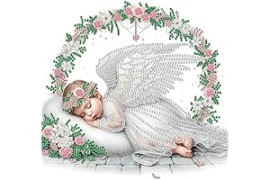 Stalente Diamond Painting Kits for Adults: Shimmering Angel Radiance