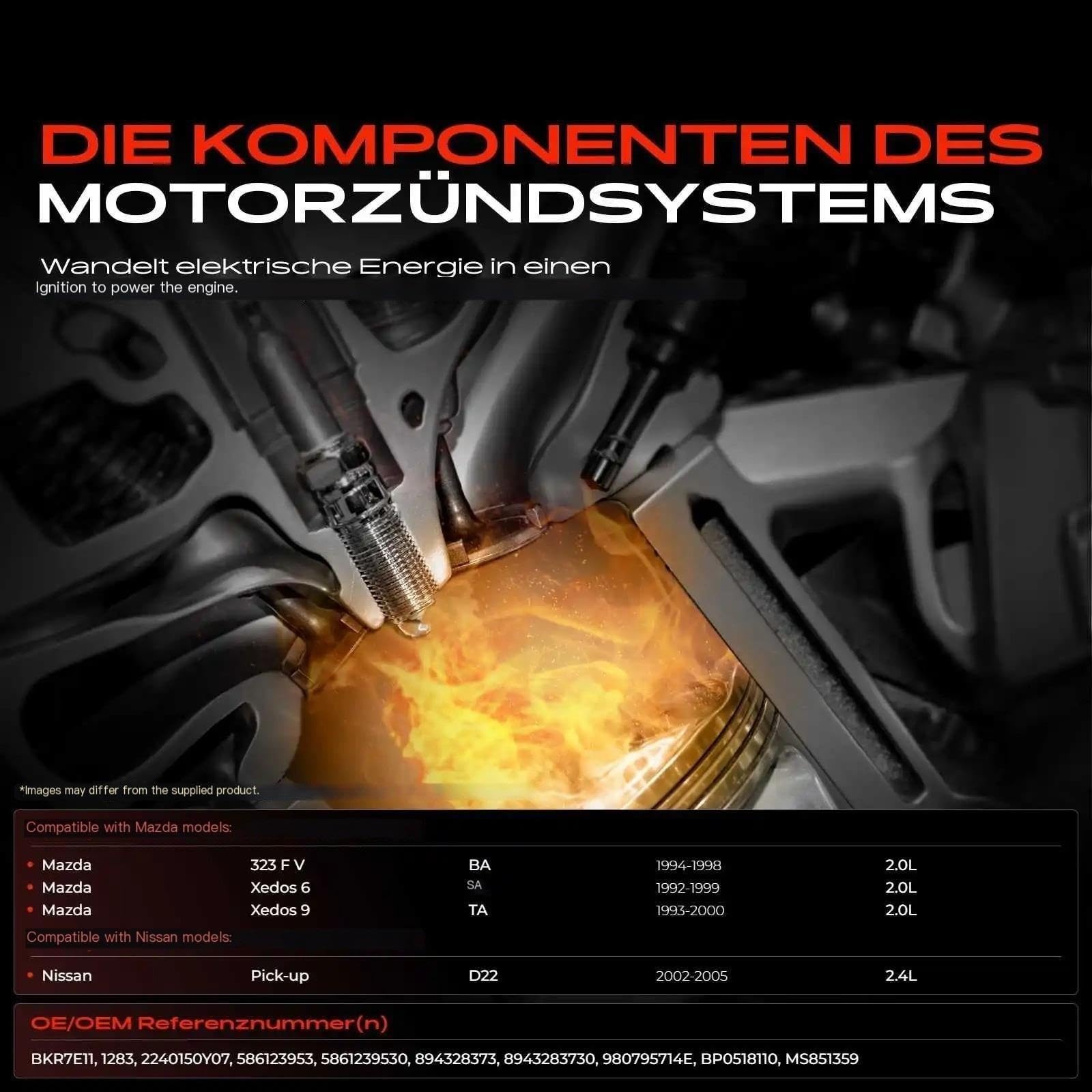 Do Mazda Xedos 6 9 323 FV 2.0L Świeca zapłonowa Iridium