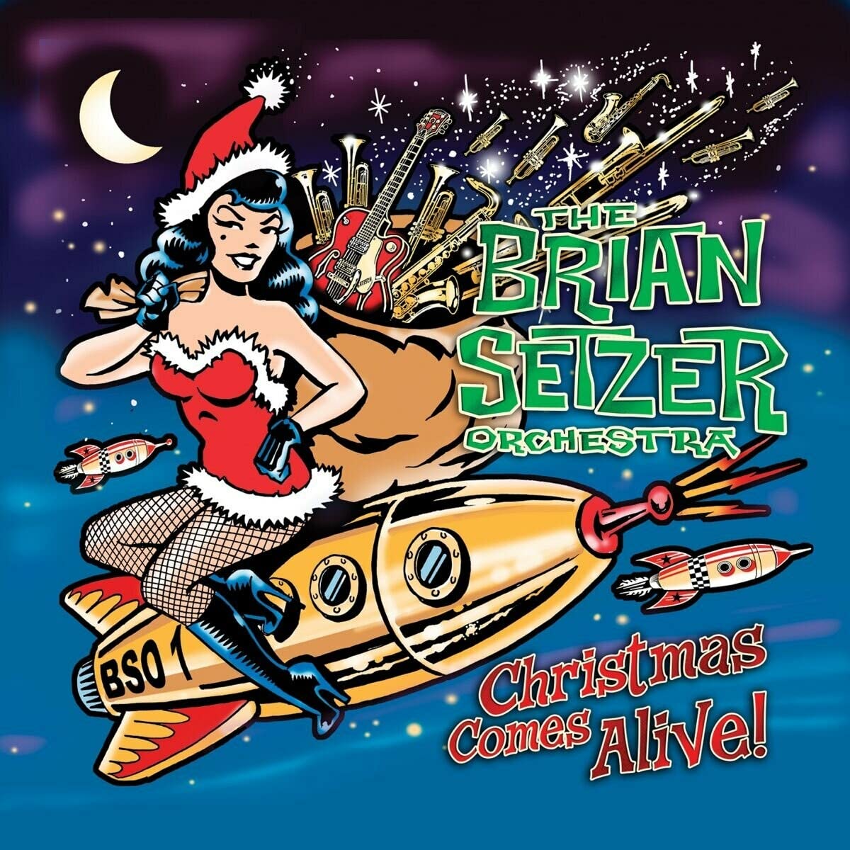 Christmas Comes Alive [Audio CD] Brian Setzer Orc and Brian Setzer