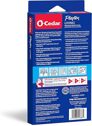 Miniatura 3 de Playtex Guantes de limpieza de goma reutilizables Living mediano 6 pares guantes reutilizables de protección prémium para el hogar