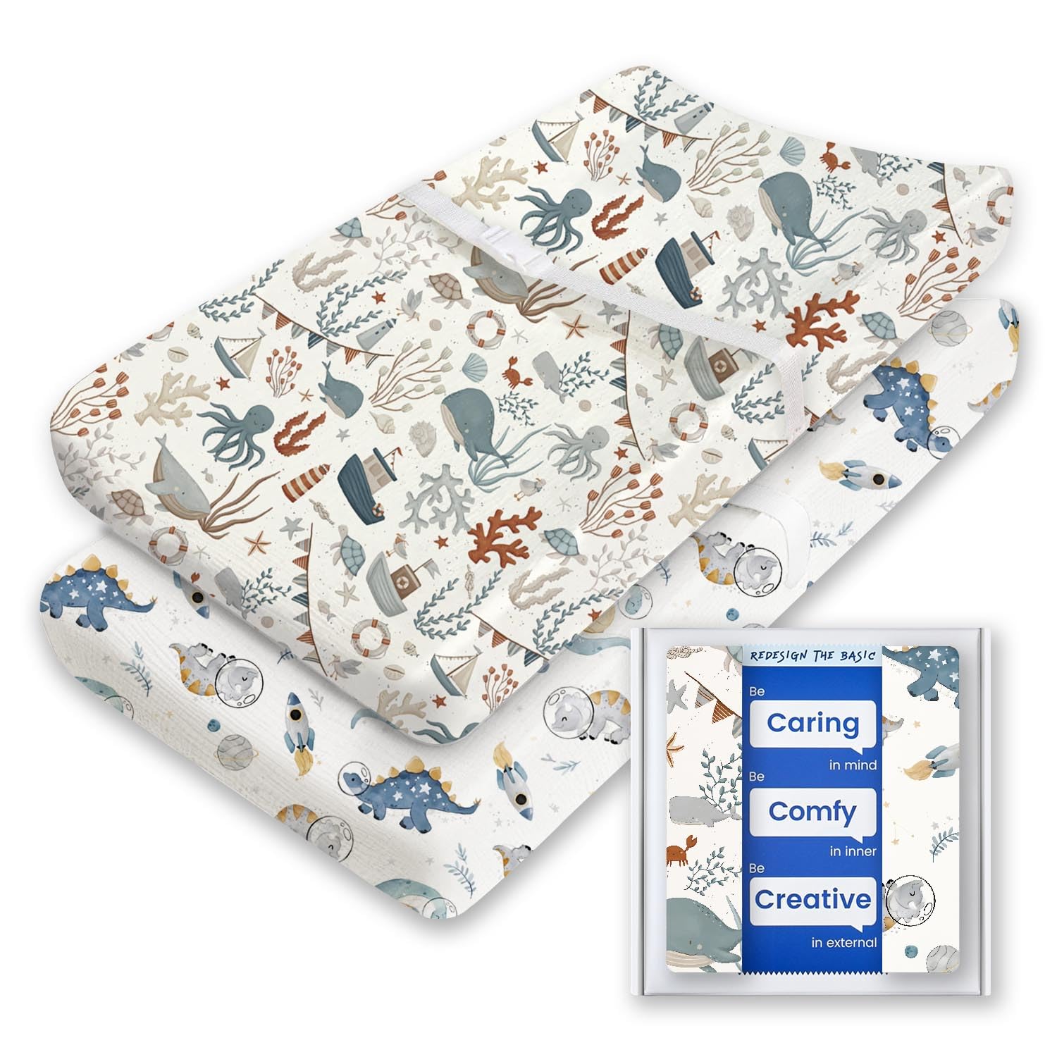 Changing Pad Cover, Soft Baby Diaper Changing Table Sheet