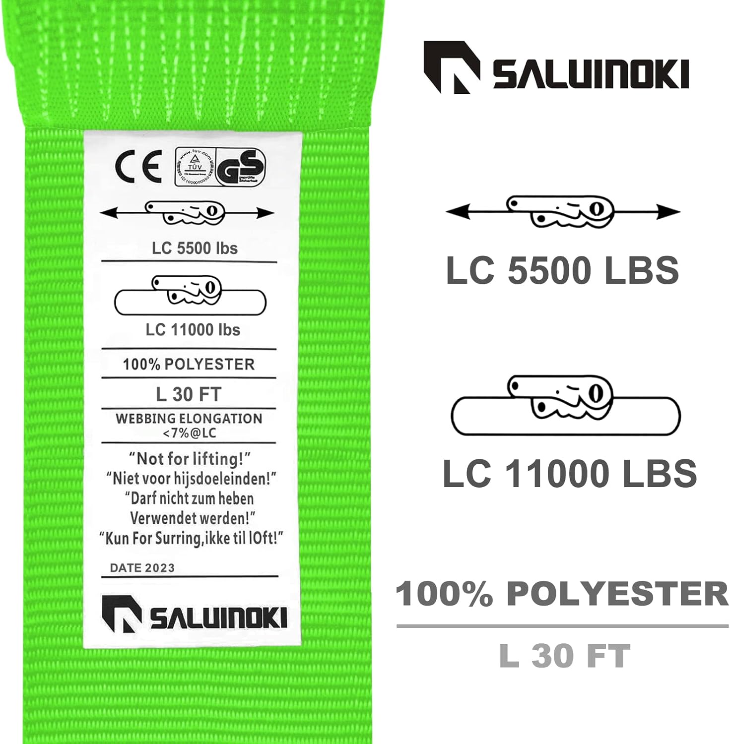 12Pack 4 inch Straps Flatbed Strap 4x30 Truck Strap for Flatbed Trailer Winch Strap Heavy Duty 4 inch Ratchet Straps Flatbed Green - Image 4