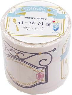 ロール付箋 アラカル堂 【宝石喫茶店】 レトロかわいい 全面のり 61-106