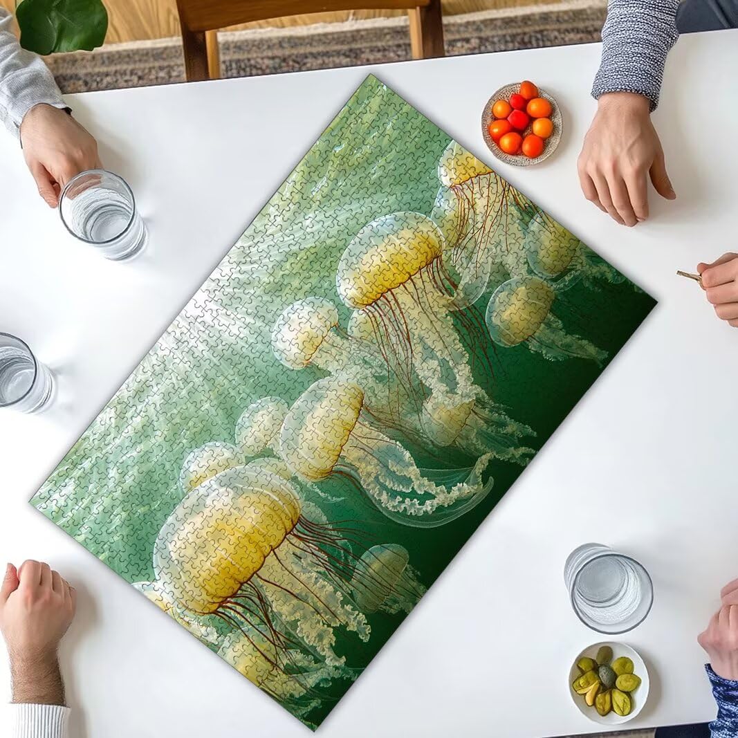 Puzzle dla dorosłych 3000, puzzle meduzy dla dorosłych -8577