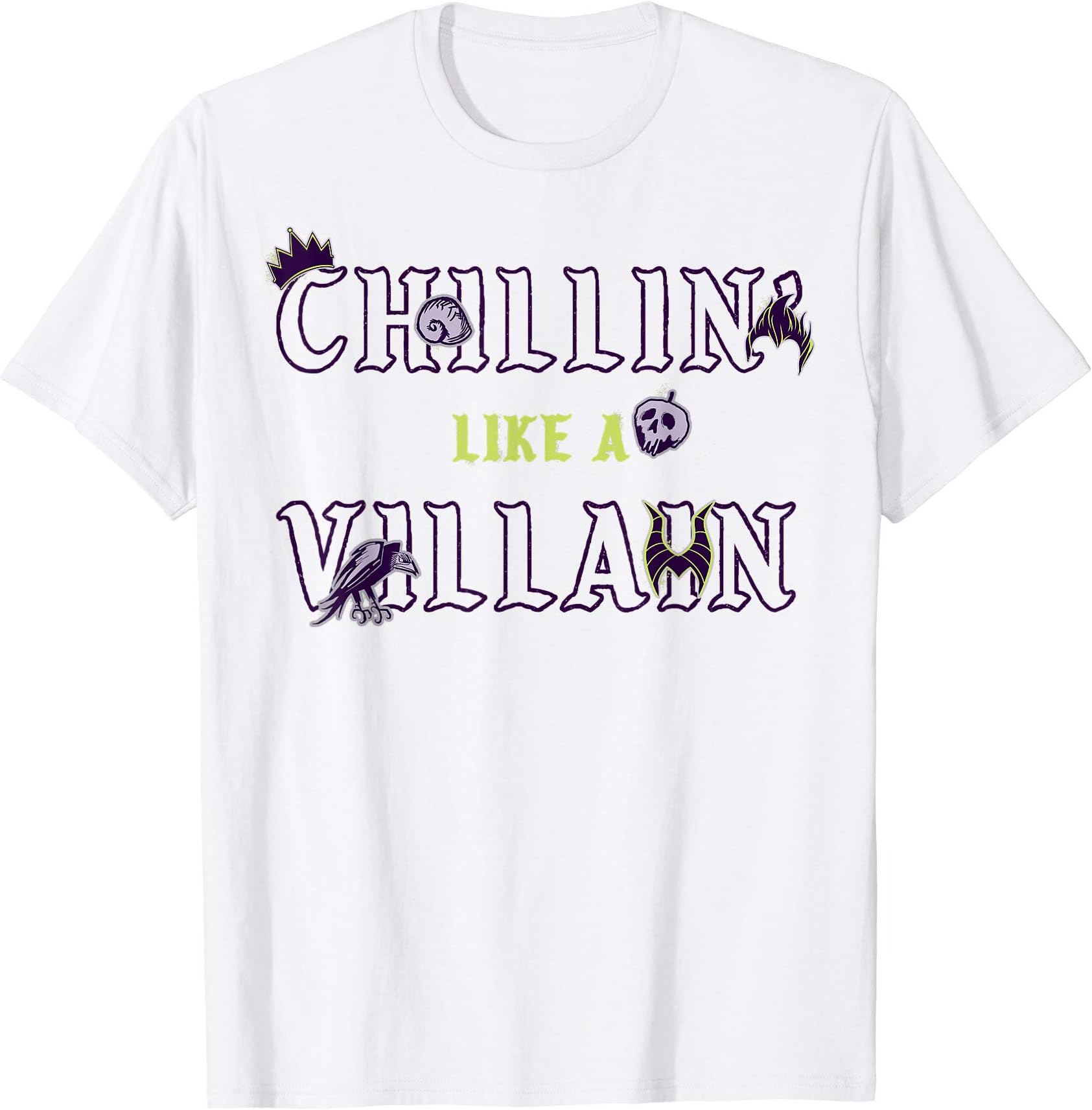 Villains Chillin' Like A Villain Poster T-Shirt