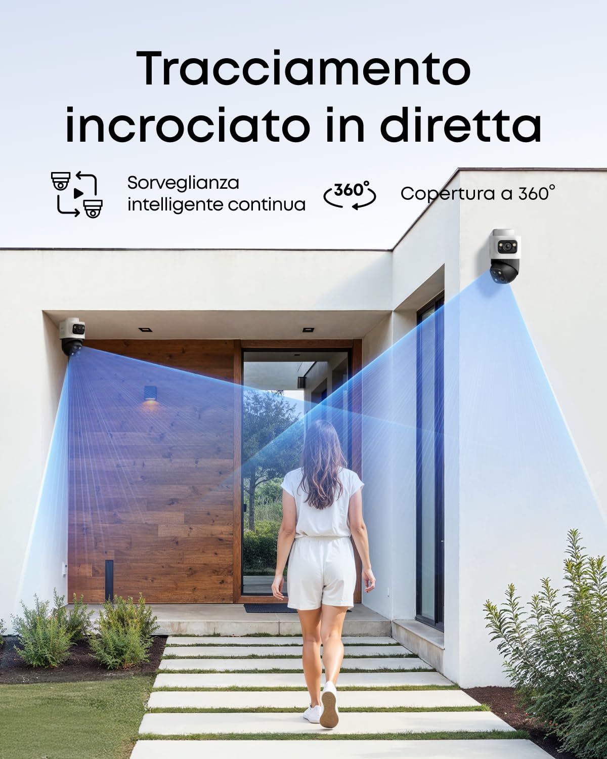 eufy Security, PoE Videosorveglianza Esterno NVR S4 Max, Telecam Bullet-PTZ 16 MP triplo obiettivo,PTZ 360°, zoom auto x8, ricerca video smart, Traccia multi-telecam, Visione nott a colori,24/7,HD 2TB