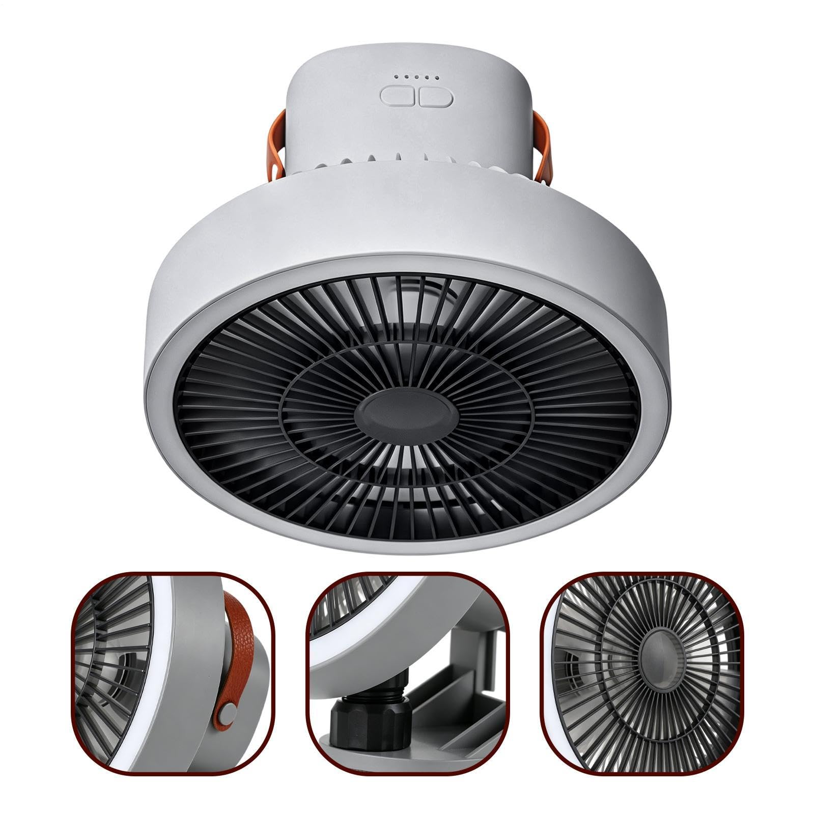 Ventilatore Da Scrivania Dispositivo Portatile Personale Silenzioso 4000 | Ventilatore Portatile Da Tavolo E Parete Per Ufficio, Soggiorno, Camera, Viaggio, Auto, Esterno, Sport
