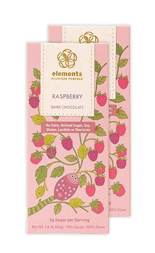 Miniatura 7 de Elements Truffles  Barra de chocolate libre de lácteos  Sin gluten, sin OGM, natural y totalmente orgánica  Barra de chocolate sana inspirada por