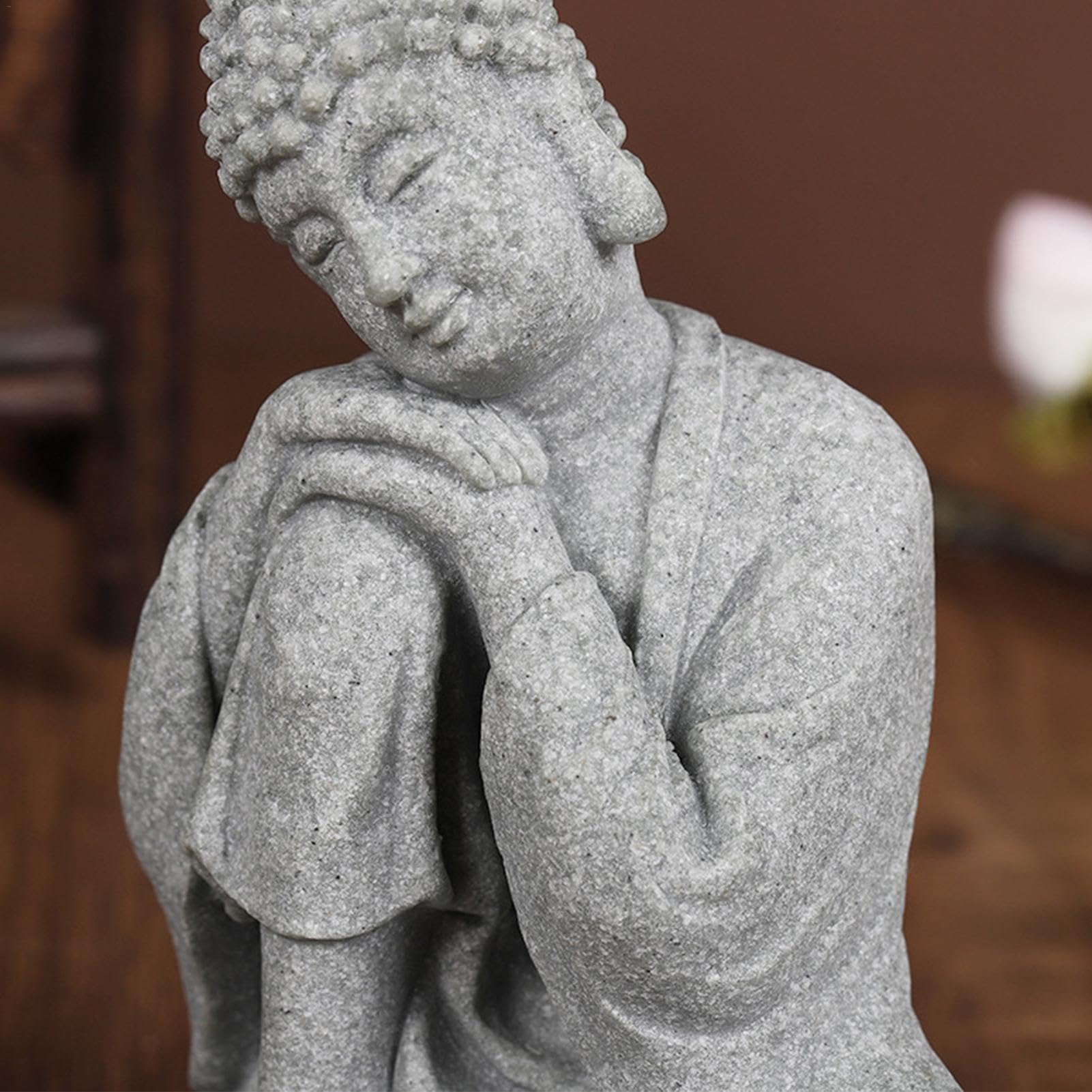 Amazon.co.jp: 仏像 | 中国の禅仏彫刻 座っているオーナメント