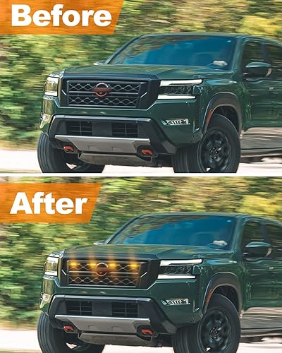 Miniatura 3 de Luces LED para parrilla Nissan Frontier 2022 2023 para Frontier S SV Pro4x OEM Grill Raptor Lights