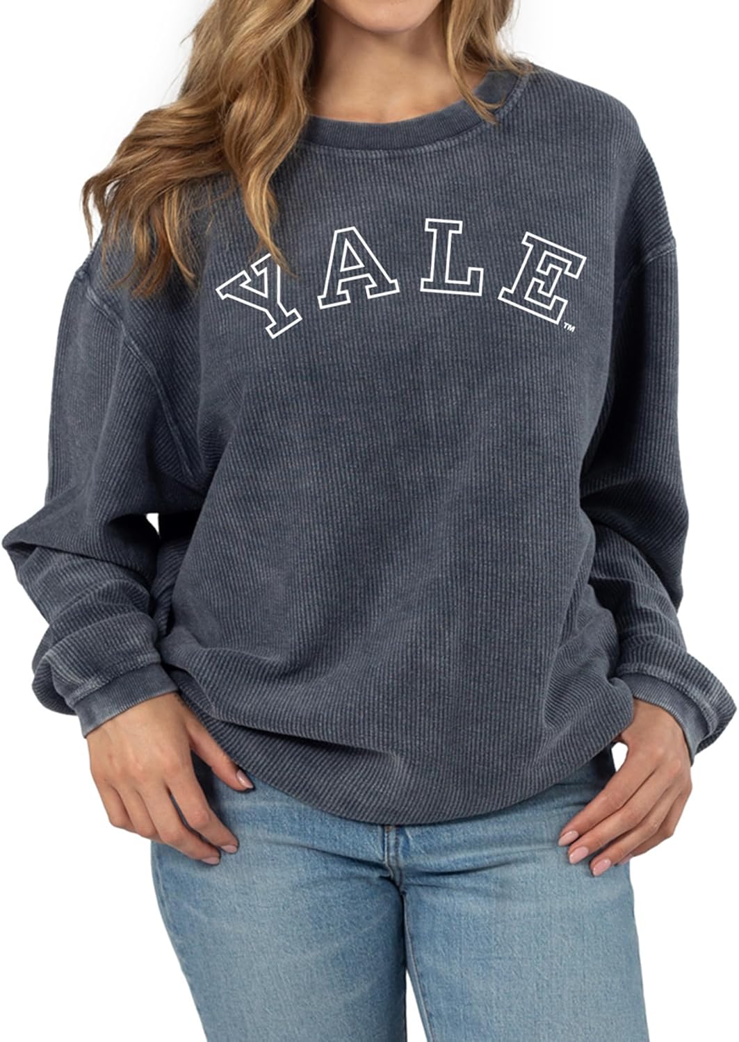 NCAA Purdue Boilermakers Womens Corded Crew