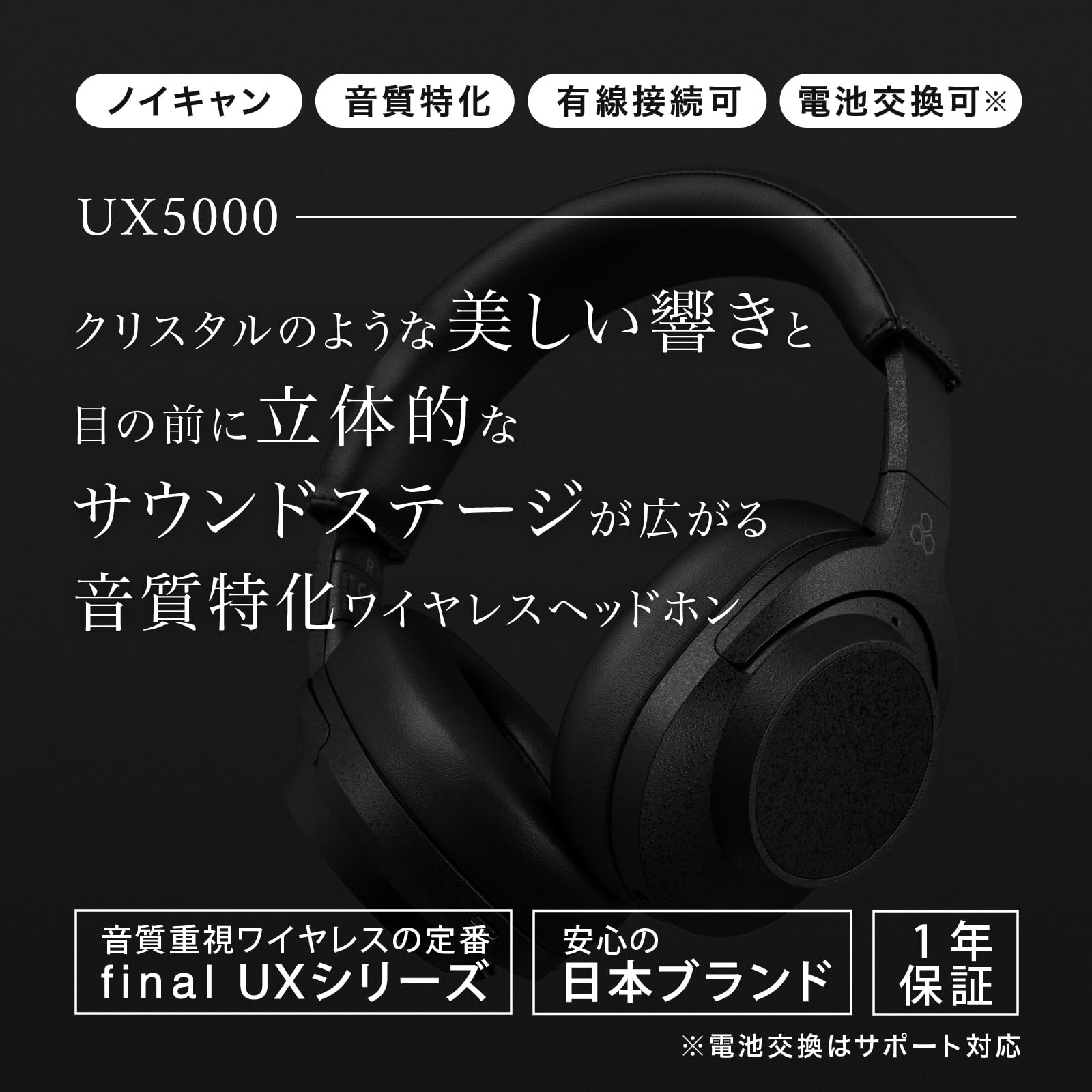 Amazon.co.jp: final (ファイナル) UX5000 Bluetoothワイヤレス