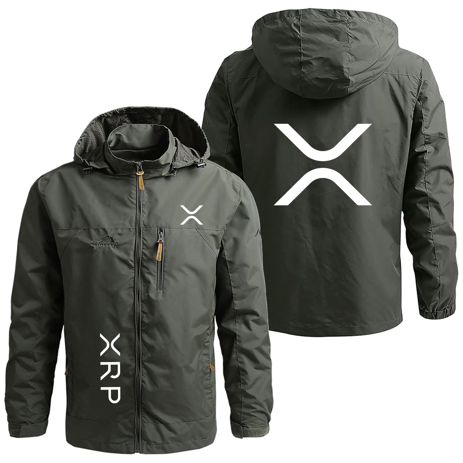 Męskie kurtki softshell bluzy z kapturem dla Ri.pp.le X.rp płaszcz outdoorowy do biegania wiatrówka płaszcz przeciwdeszczowy lekka kurtka z kapturem topy