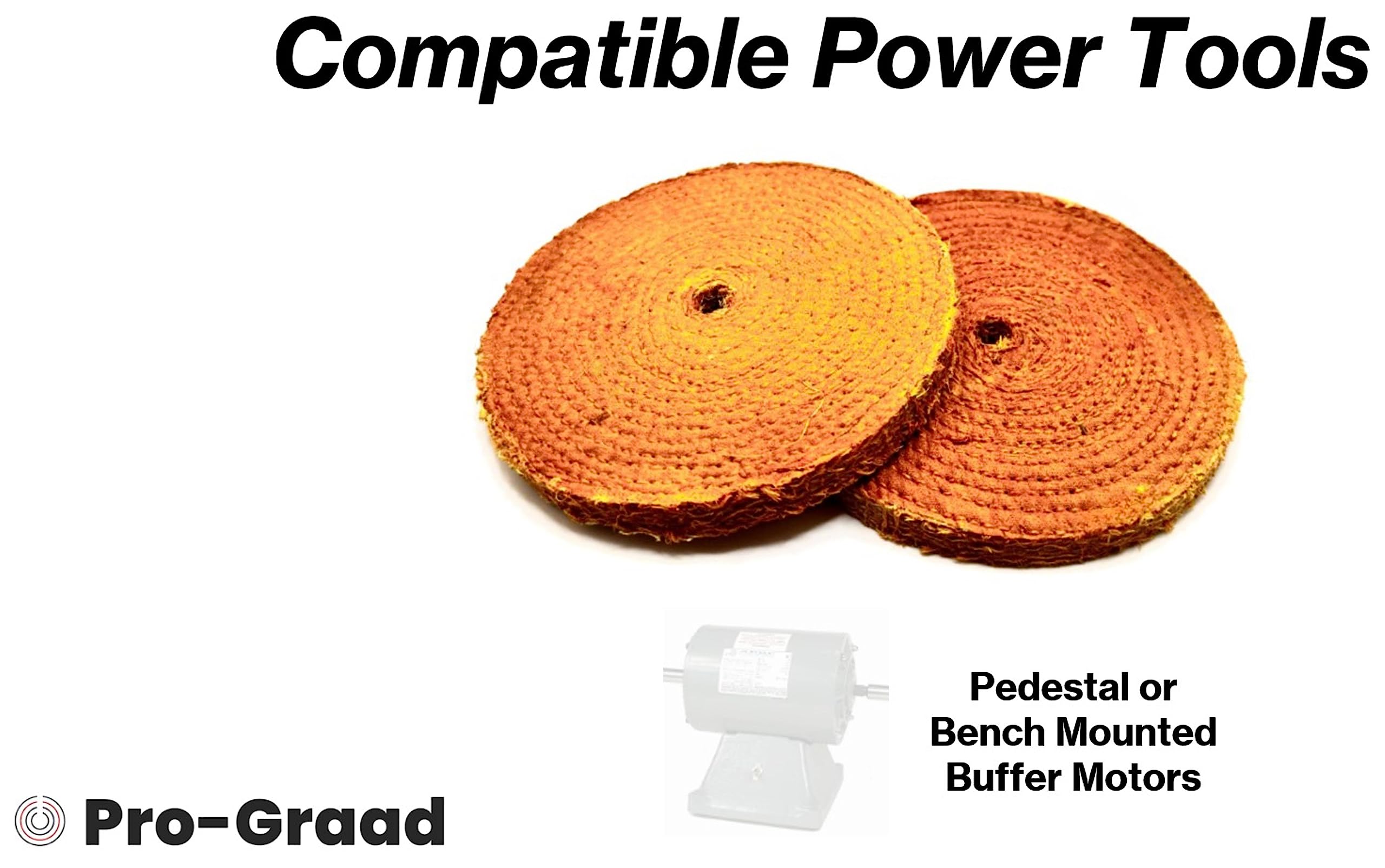 Hard Sisal Buffing Wheels - Aggressive Metal Polishing -6