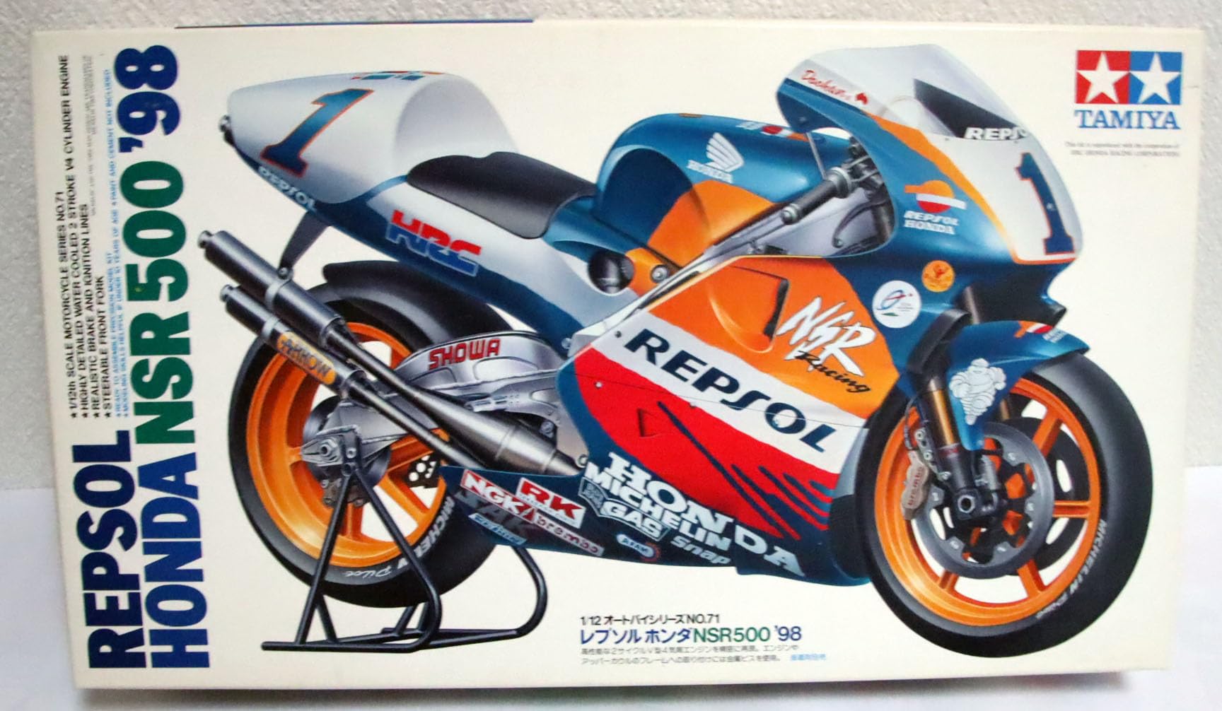TAMIYA REPSOL HONDA NSR500 '98 プラモデル Amazon.co.jp: Tamiya 1/12 Motorcycle Series Repsol Honda NSR500