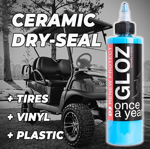 Miniatura 2 de GLOZ - Tratamiento para recortar, brillo de neumáticos y preservación, motocicleta, carrito de golf, caja fuerte para caravanas, restauración OEM,