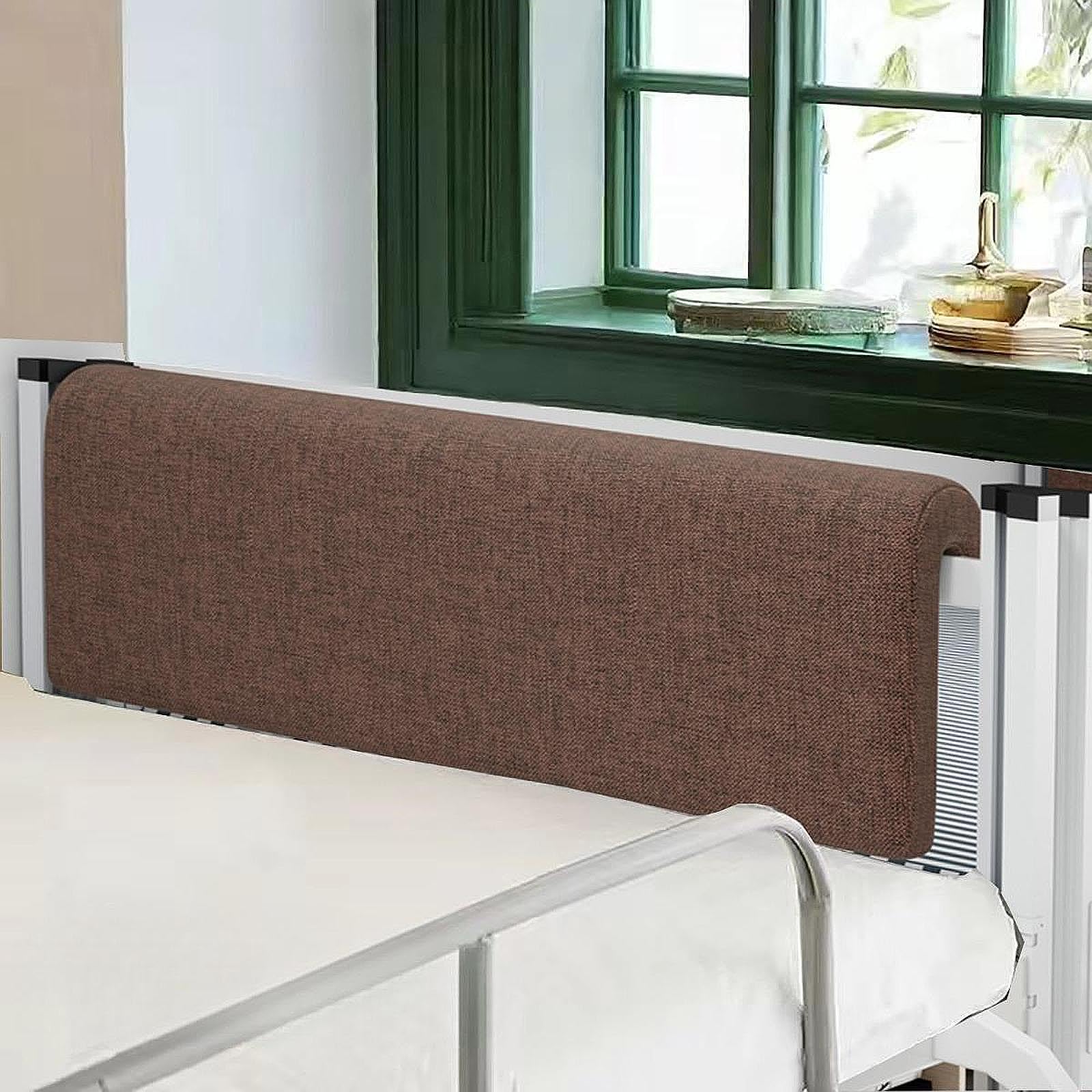 Baoblaze Cuscino da lettura per studenti, cuscino per testiera del letto, 80x25x5 cm, morbido supporto per la parte superiore e inferiore del letto in ufficio, CaffÈ
