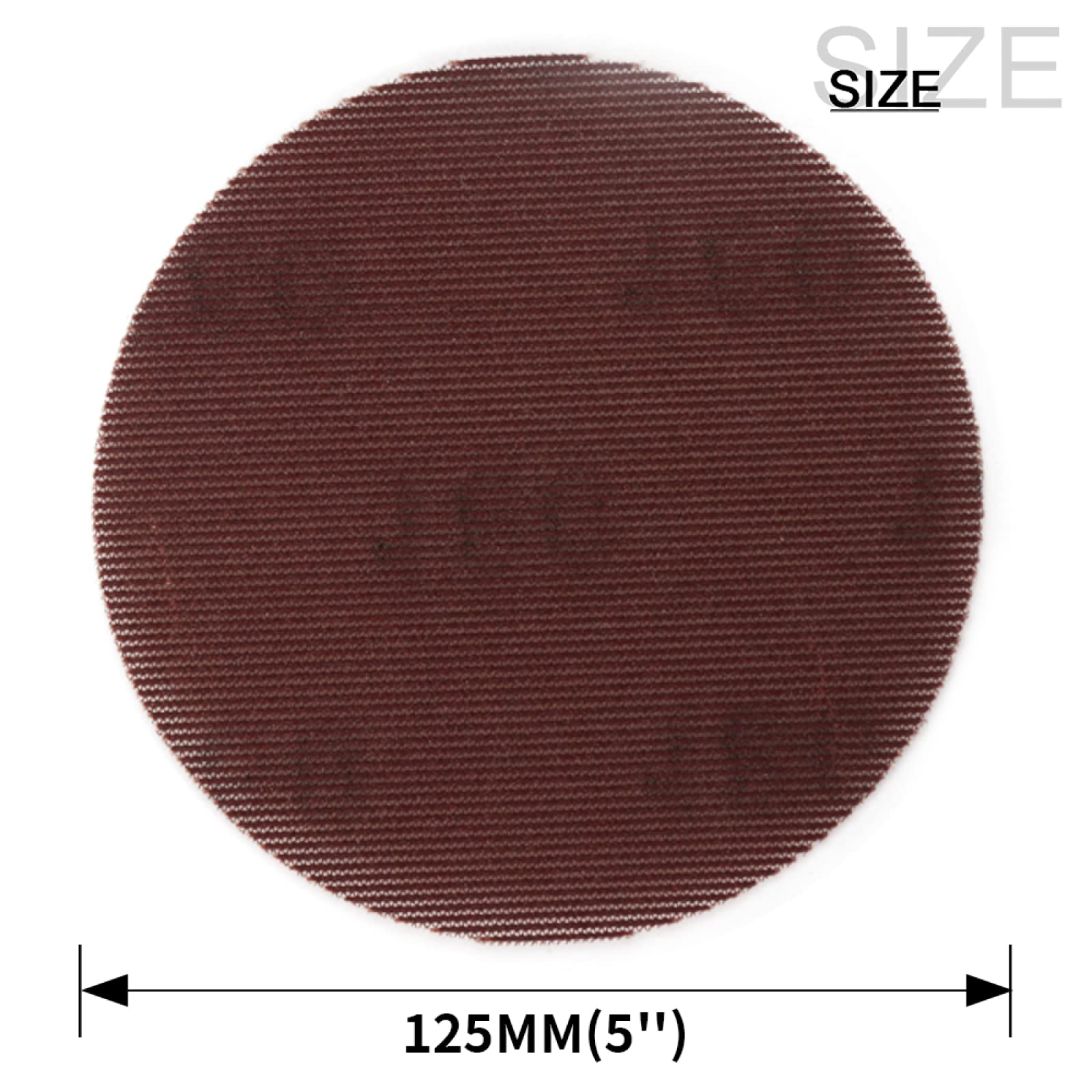 Discos De Lijado De Malla De 125mm, 30 Uds., Bucle De Gancho, Papel De Lija Afilado Antibloqueo Abrasivo Para Almohadillas De Madera Para Coche,Grano 120