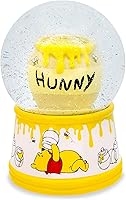 Vista 1 de Disney Winnie the Pooh Hunny Pot - Globo de nieve iluminado para adultos con pieza de exhibición de purpurina giratoria, 6 pulgadas de alto