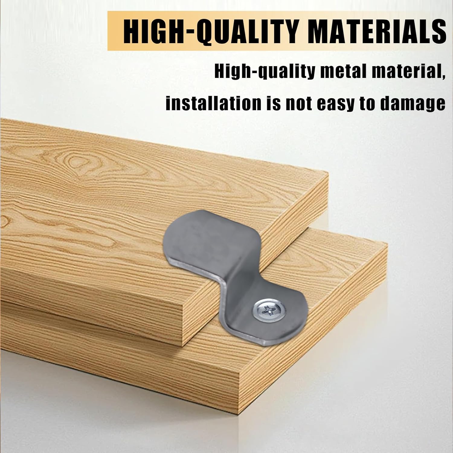 40 PCS Picture Frame Clips, Z Offset Bracket to Hold in Canvas(0.1" 0.2" 0.42" 0.47"), Include Metal Screws