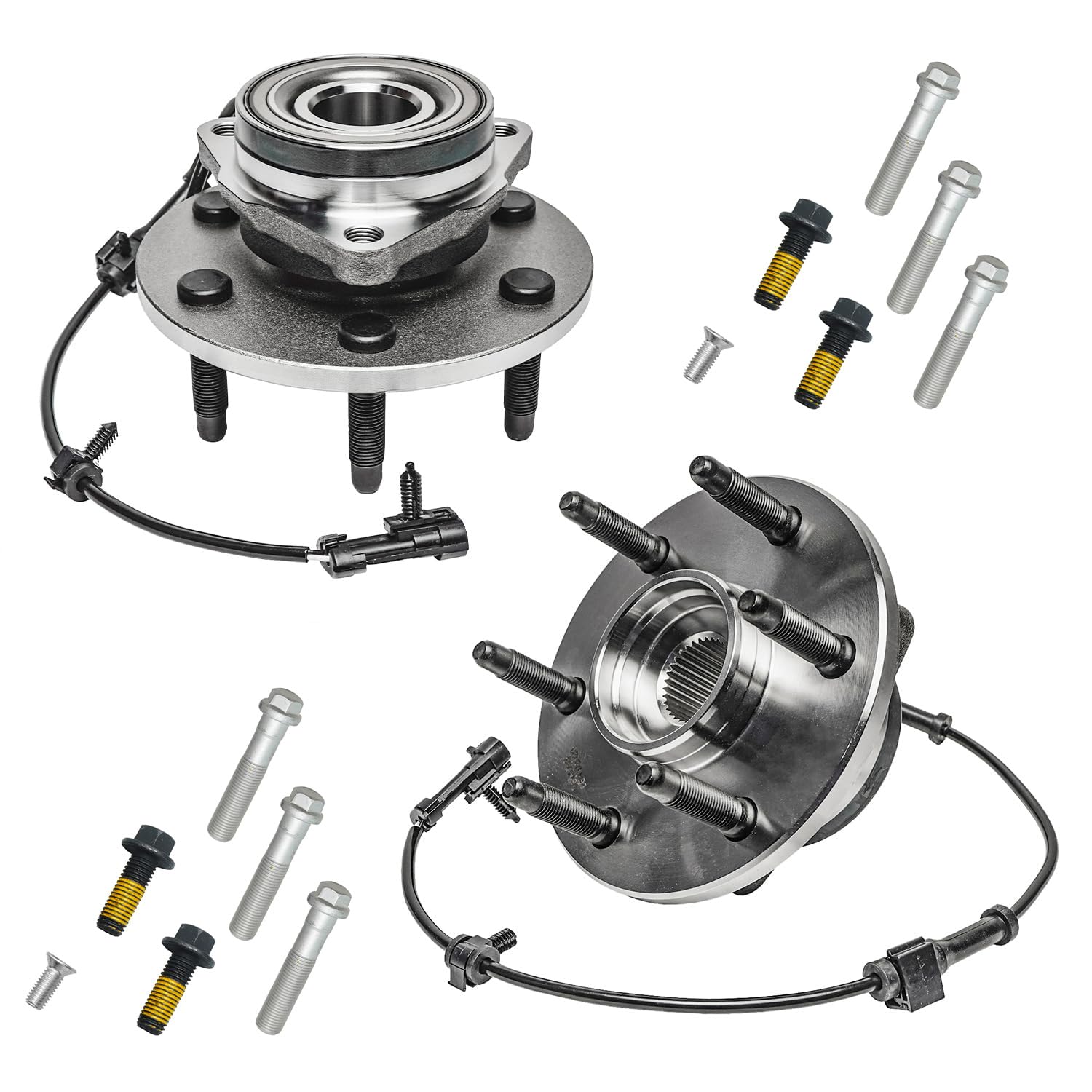 Detroit Axle - Front Wheel Bearing Hub Kit for 99-06 Chevy Silverado 1500
